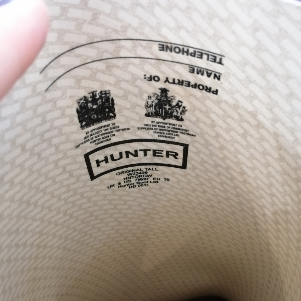 Hunter boots - Picture 7 of 7